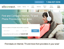 Tablet Screenshot of allconnect.com